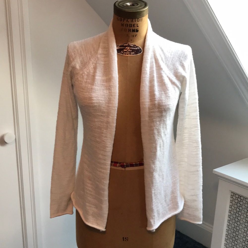 Lilly Pulitzer White Cardigan Sweater Size Large